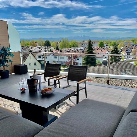 Penthouse Apartment Mit Alpenblick 프리드리히스하펜 외부 사진
