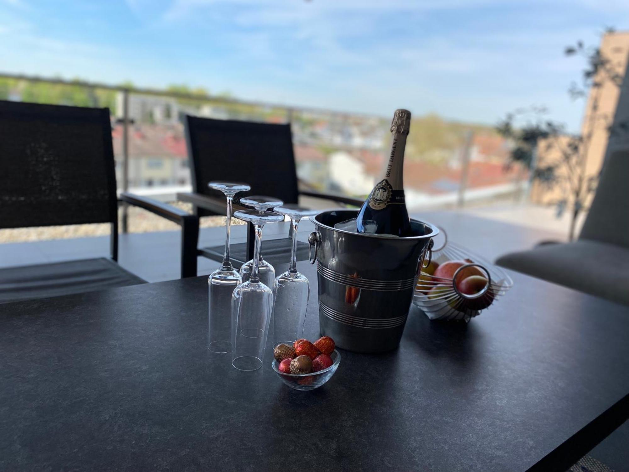 Penthouse Apartment Mit Alpenblick 프리드리히스하펜 외부 사진