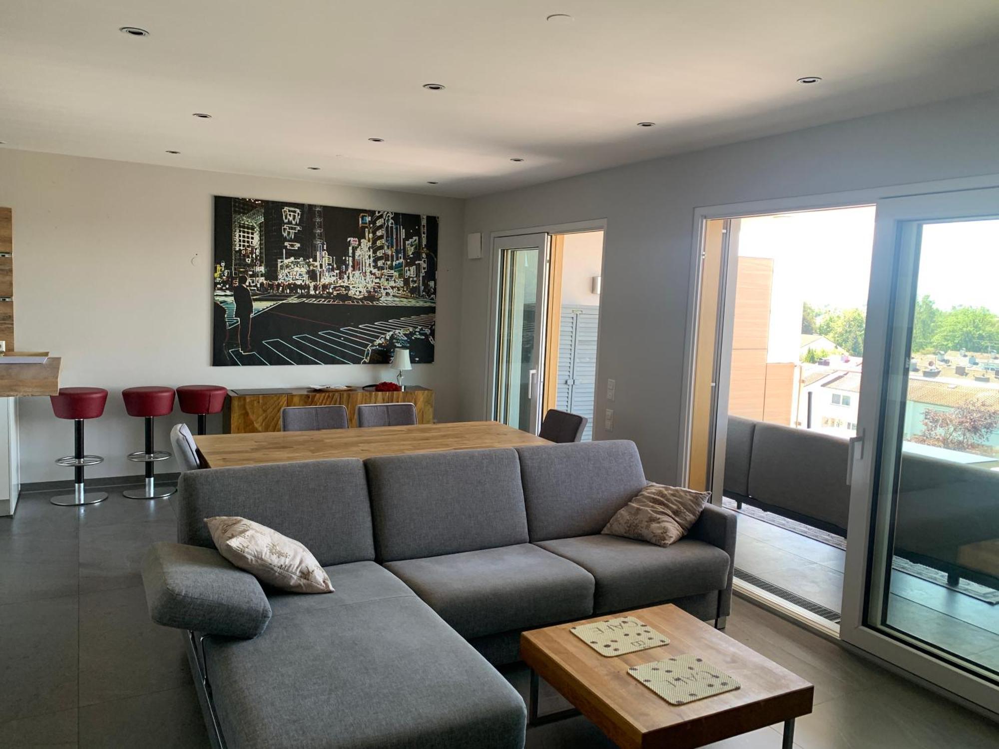 Penthouse Apartment Mit Alpenblick 프리드리히스하펜 외부 사진