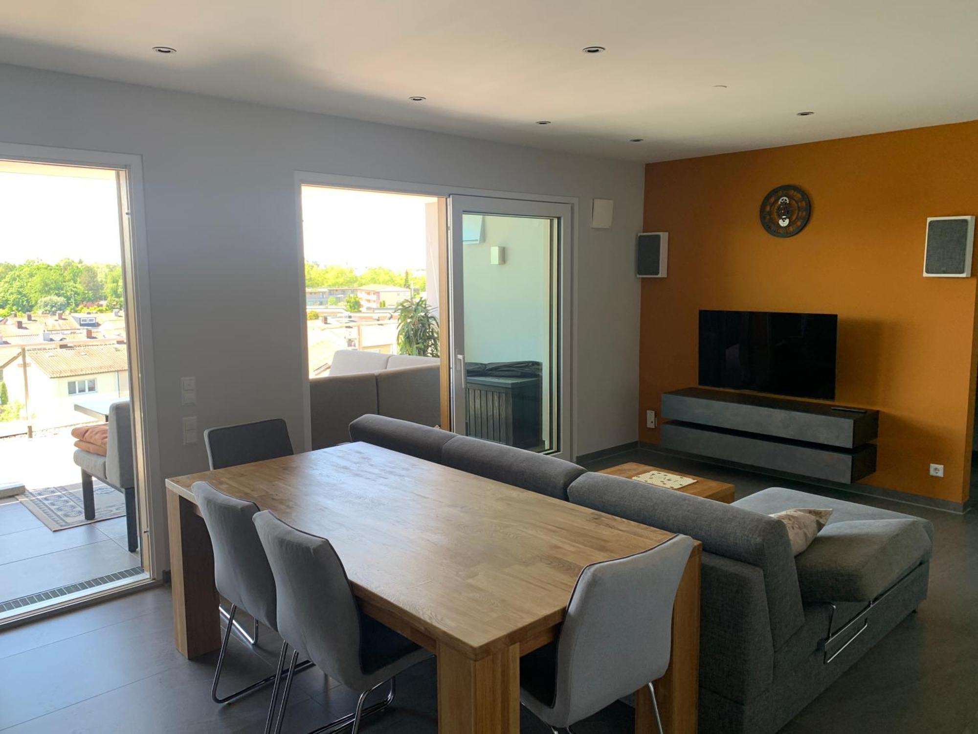 Penthouse Apartment Mit Alpenblick 프리드리히스하펜 외부 사진