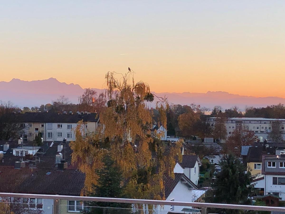 Penthouse Apartment Mit Alpenblick 프리드리히스하펜 외부 사진