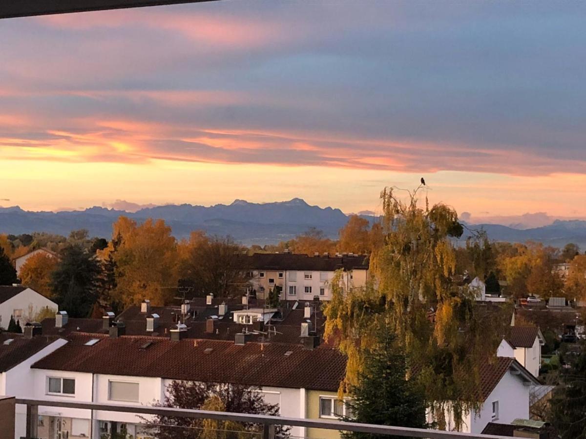 Penthouse Apartment Mit Alpenblick 프리드리히스하펜 외부 사진